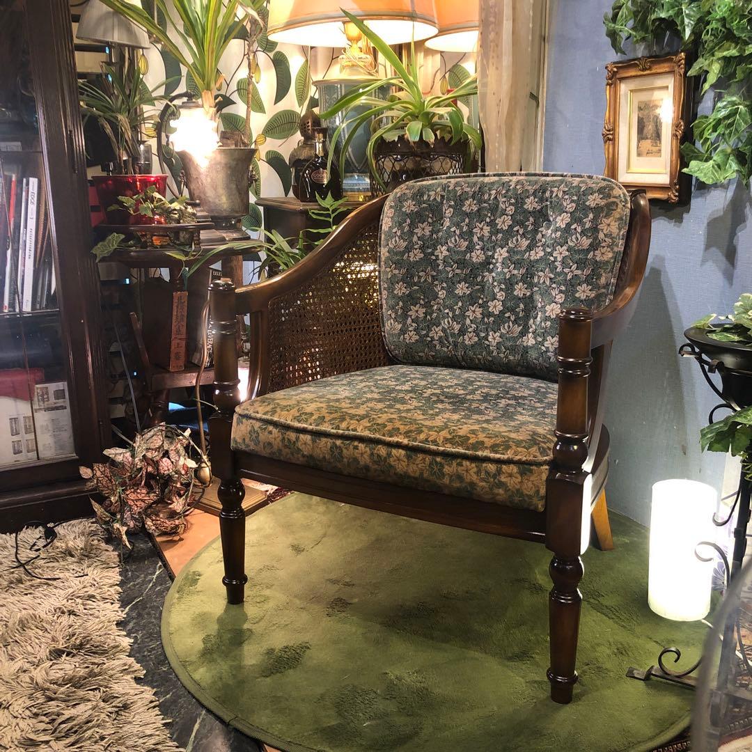 mamiii L 1カリモクオールドヴィンテージコロニアル シングルソファ