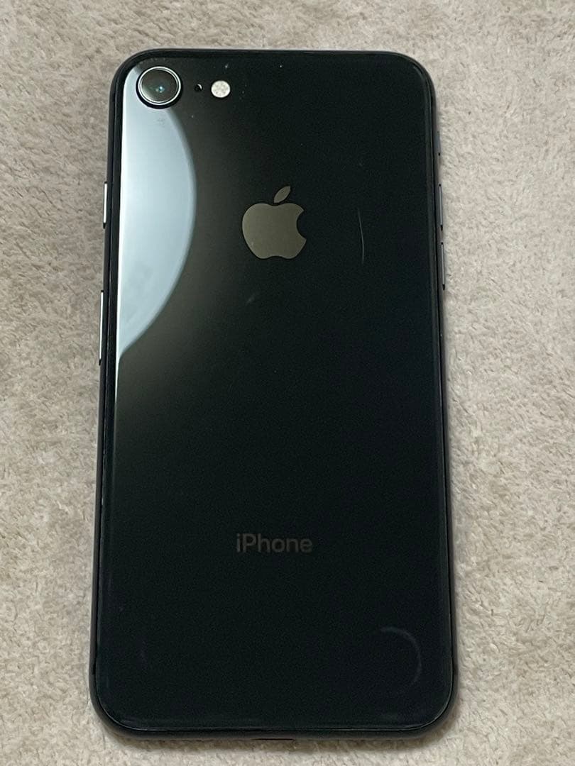 iPhone8 スペースグレイ系64gb バッテリー100% SIMロック解除