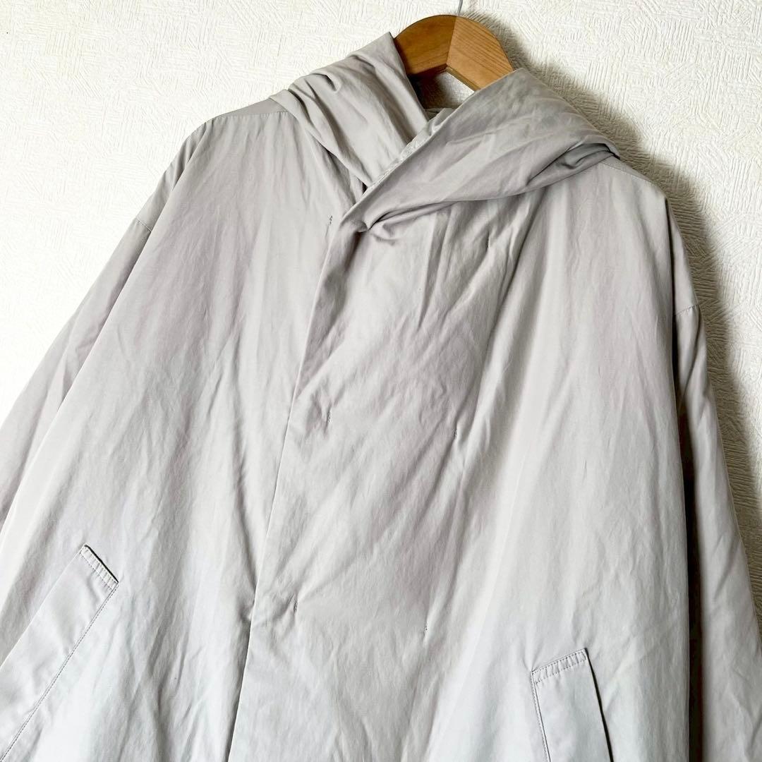 Plantation 2023 ライトリバーダウン フード リバーシブル グレー