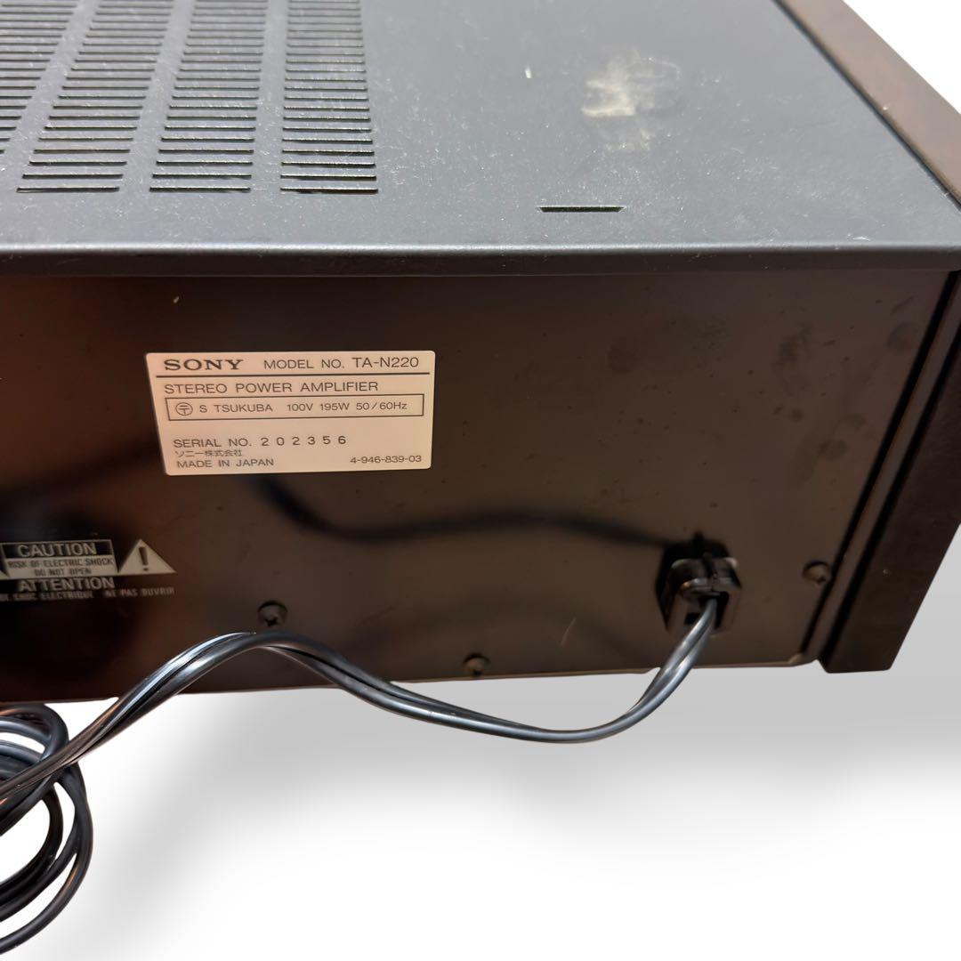 【希少】ソニー SONY TA-N220 パワーアンプ マルチチャンネル