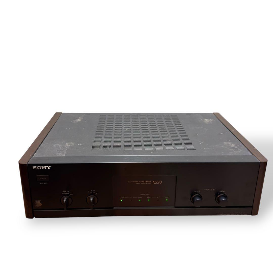 【希少】ソニー SONY TA-N220 パワーアンプ マルチチャンネル