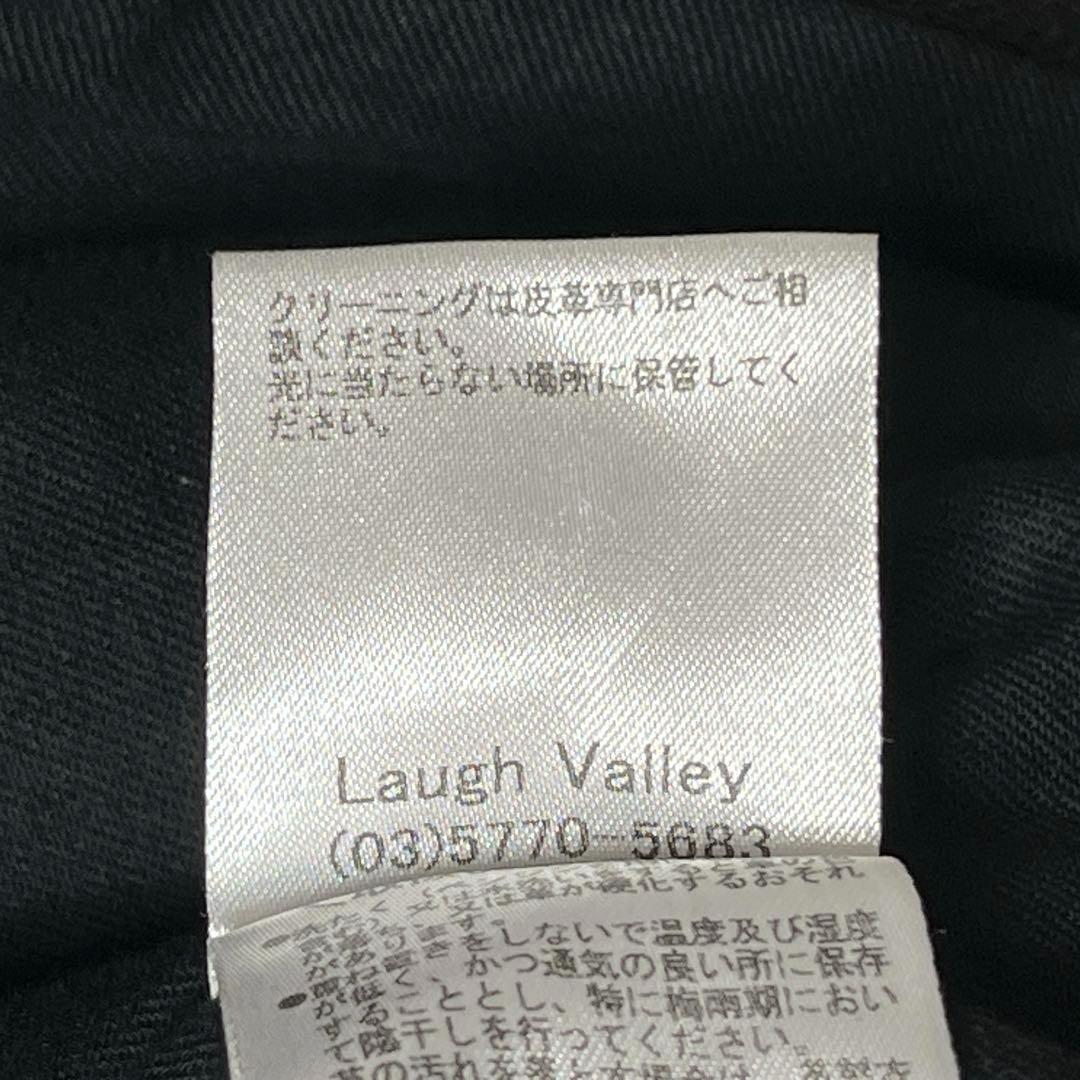 美品『グラム』シングルライダースレザージャケット 羊革 ベルト ダブルジップ 黒