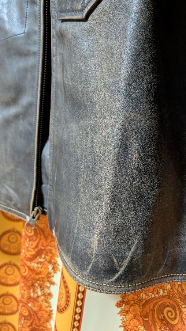 GAP レザージャケット　短丈　ヴィンテージ　牛革　S