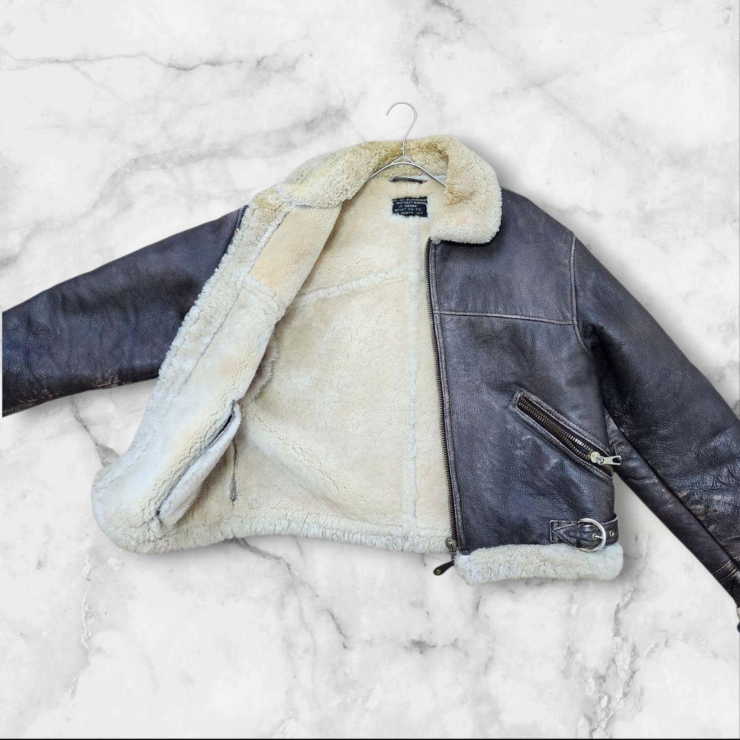 B-3 フライトジャケット リアル ムートンジャケット