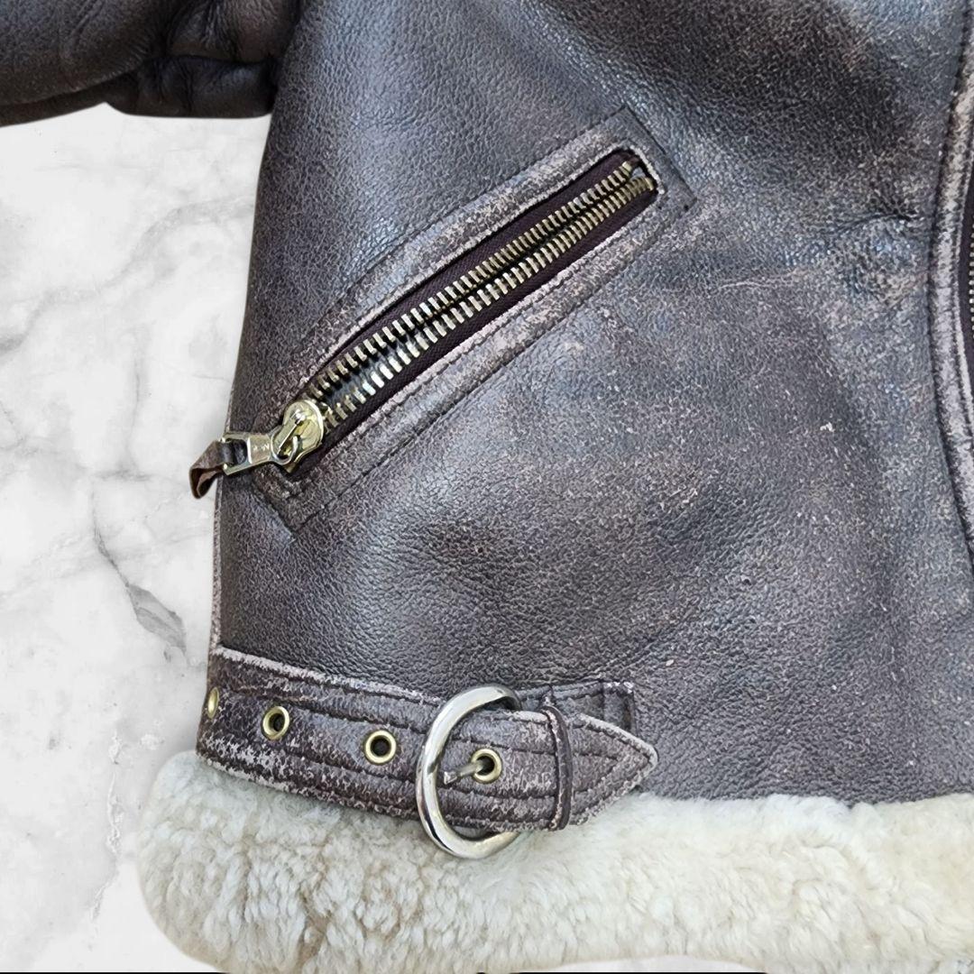 B-3 フライトジャケット リアル ムートンジャケット