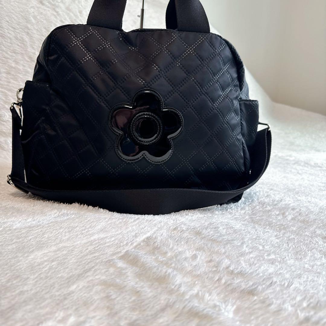 マリークワント MARY QUANT ピンソニックキルトデイジー 2WAYトート