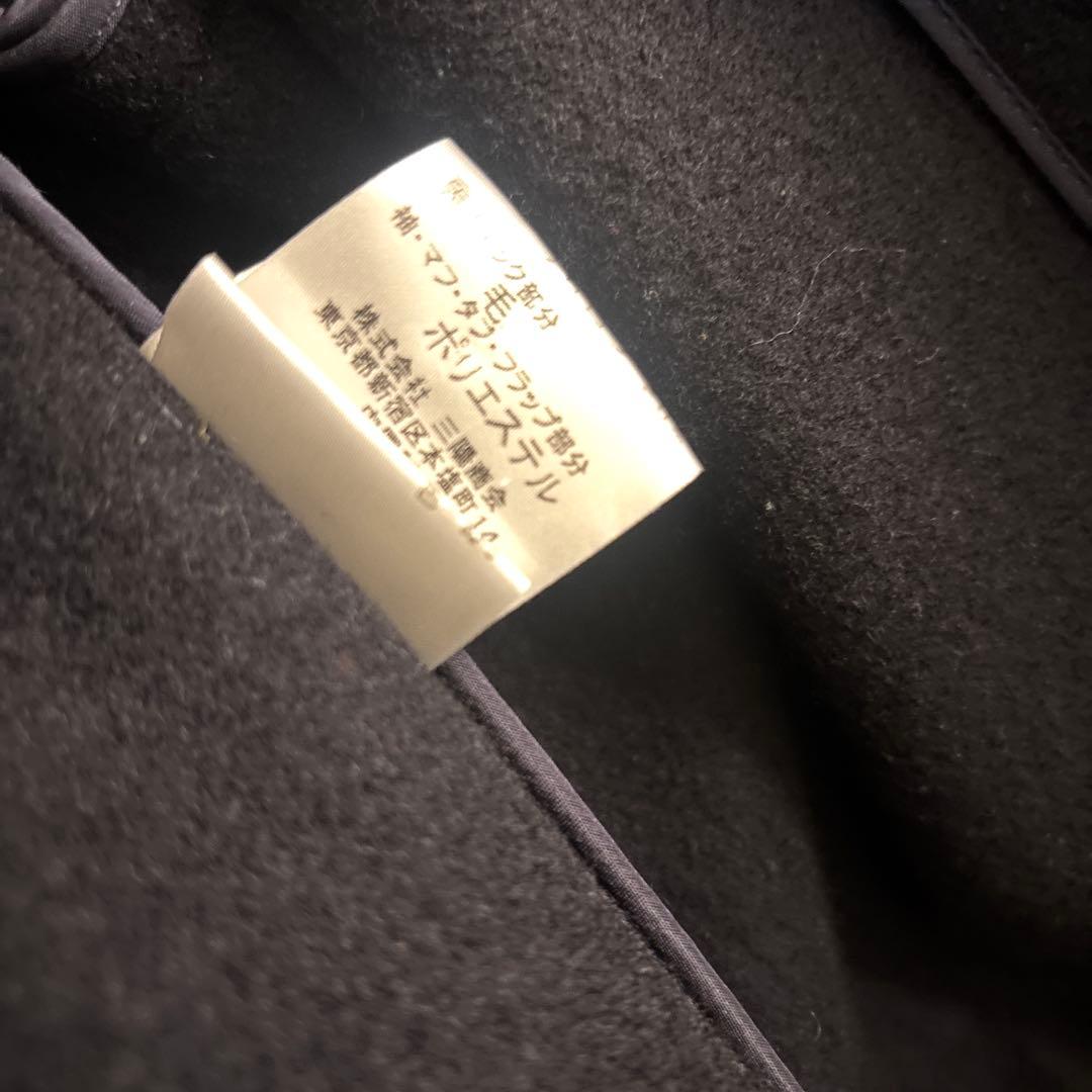 バーバリー Burberry ウール ダッフルコート ネイビー 130cm