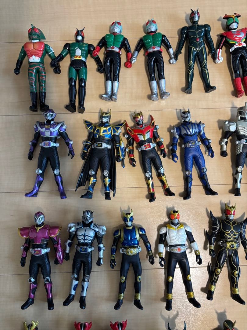 【大量43体】仮面ライダー ソフビ まとめ売り