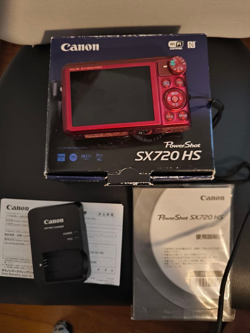 (美品)Canon PowerShot SX720 HS 赤 本体