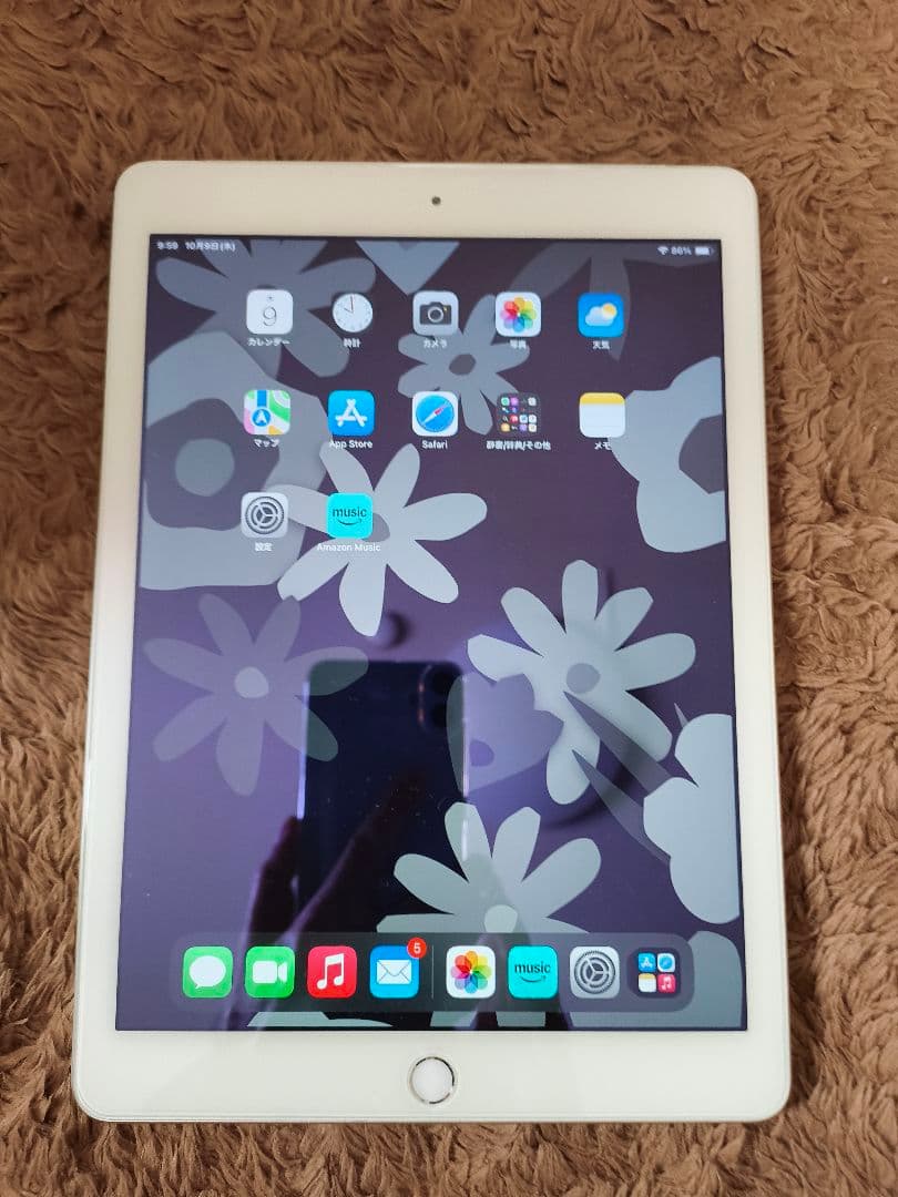 iPad 第6世代 セルラー+WiFi 9.7インチ シルバー 本体+純正充電器