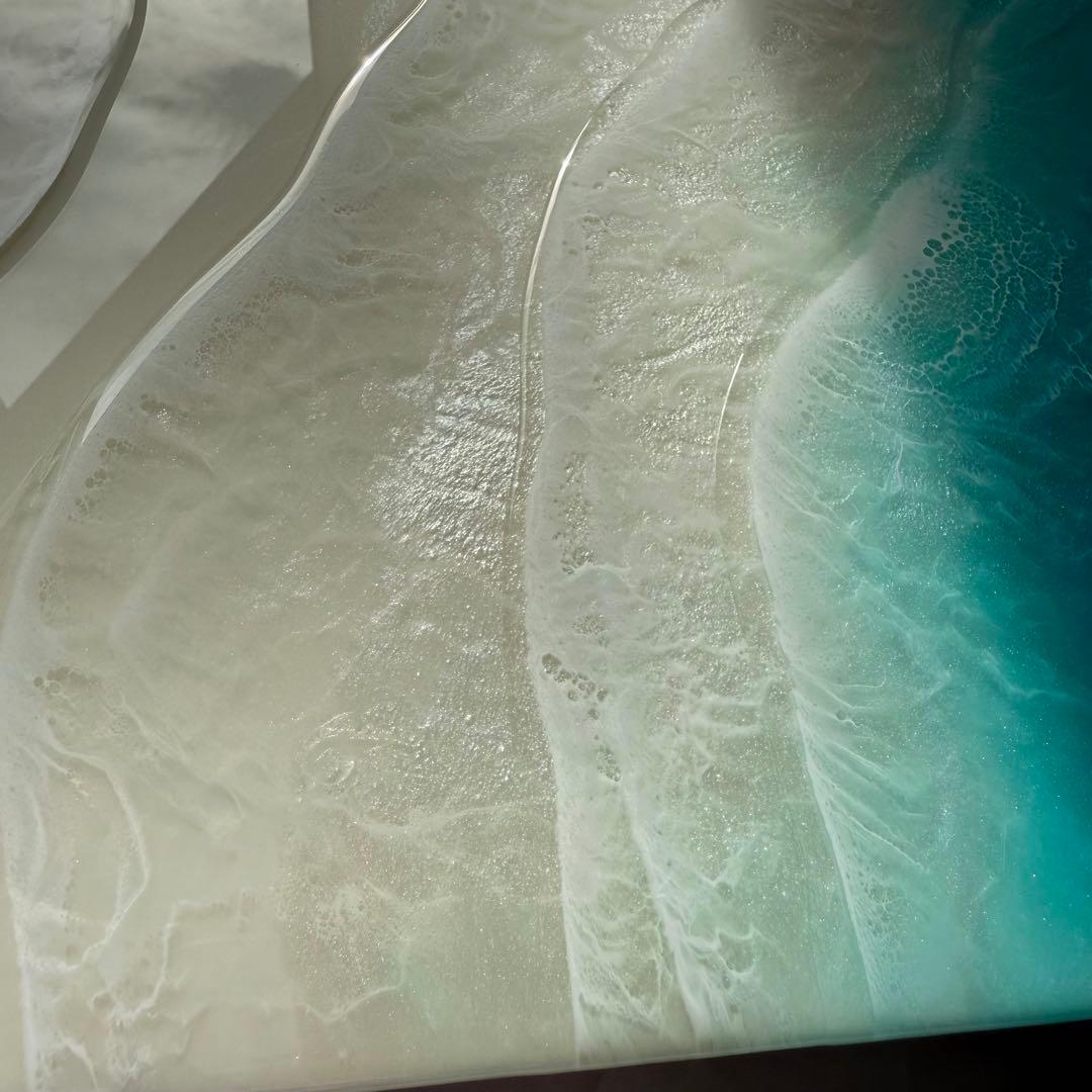 レジンアート　ロングパネル　海アート　オーシャンパネル
