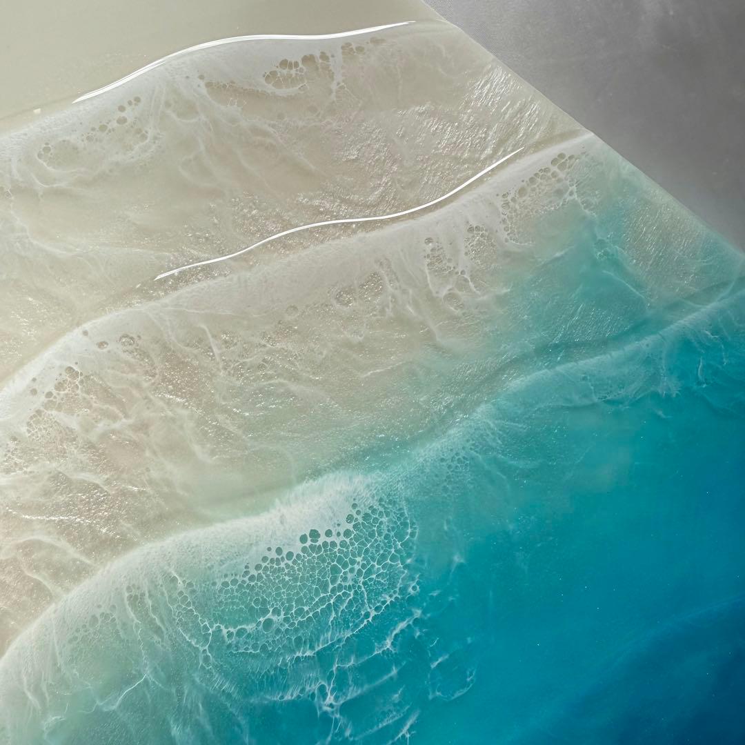 レジンアート　ロングパネル　海アート　オーシャンパネル