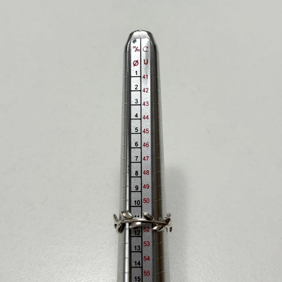 美品 ティファニー リング オリーブ リーフ シルバー 925 11号