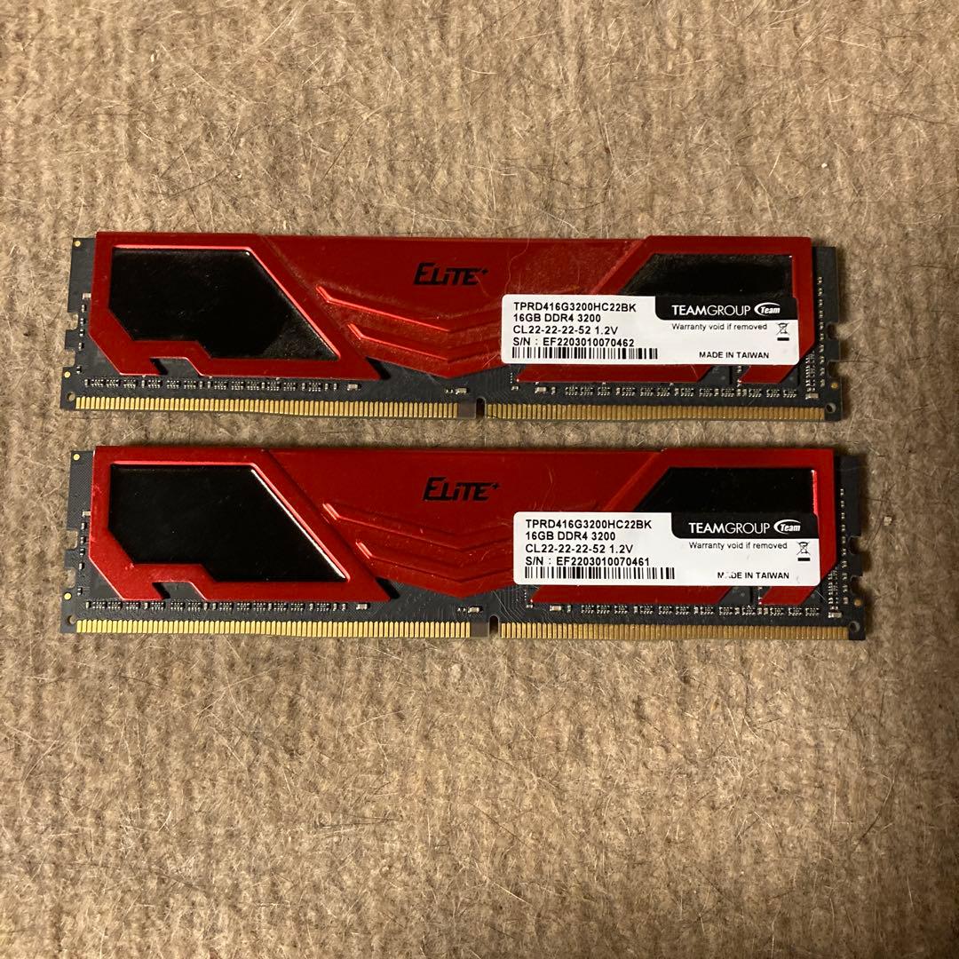 Team DDR4 3200MHz PC4-25600 32GB (16GBx…