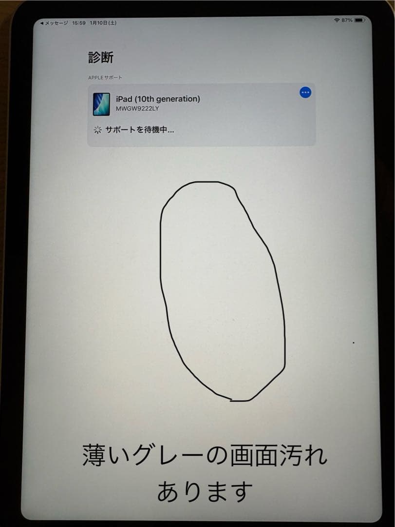 iPad 第10世代　64GB Wi-Fi シルバー　付属品