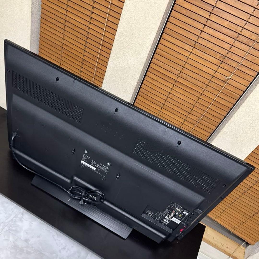 美品 SHARP AQUOS 40V型 液晶テレビ 木目調デザイン 外付機器対応