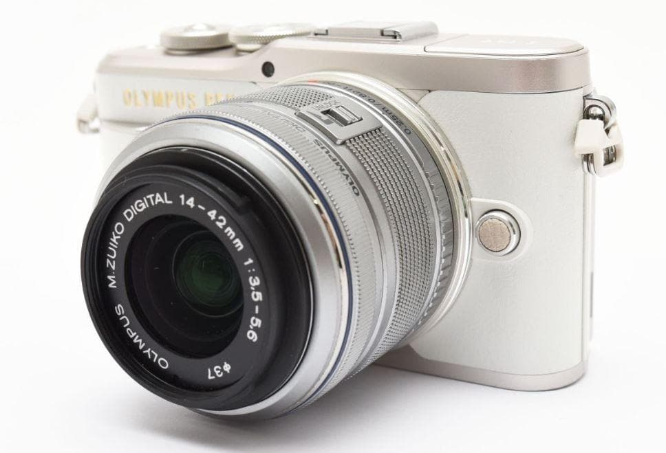 スマホ転送✨ OLYMPUS PEN E‑PL9 ホワイト ミラーレス 一眼レフ