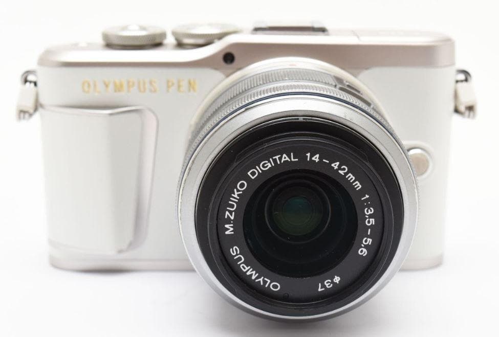 スマホ転送✨ OLYMPUS PEN E‑PL9 ホワイト ミラーレス 一眼レフ