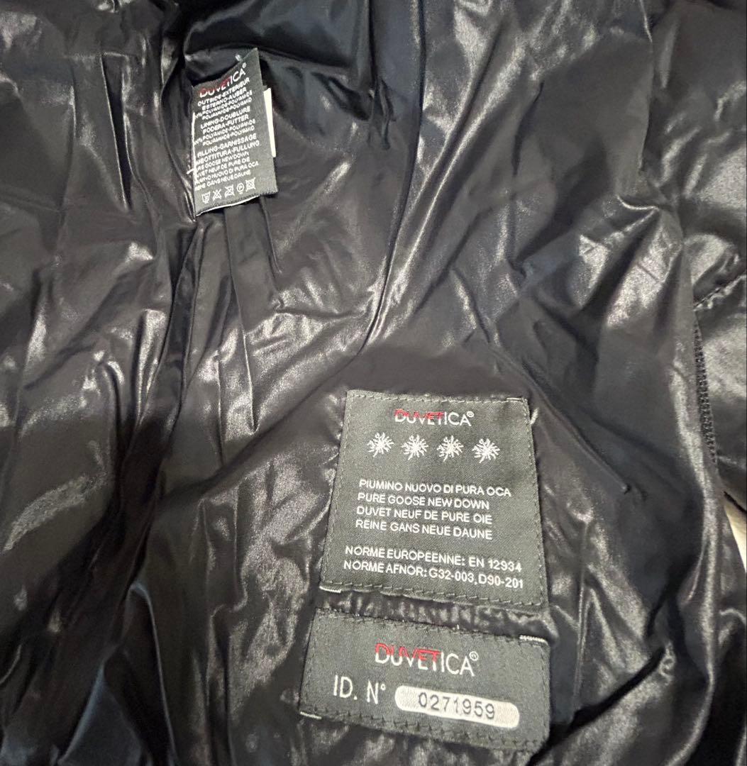 DUVETICA デュべティカ ファー付き　ショート丈ダウン 40