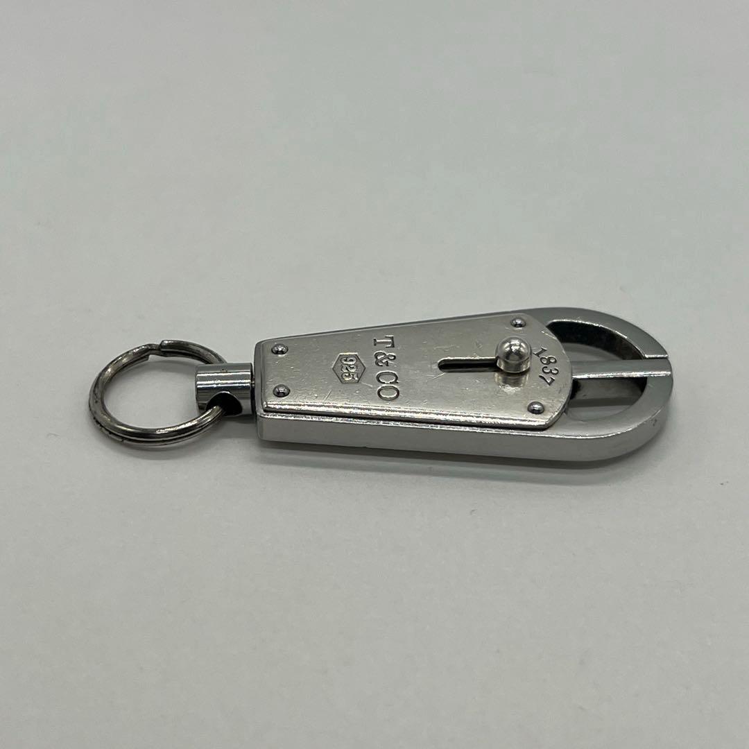 ティファニー TIFFANY 1837 バレット キーリング キーホルダー SV