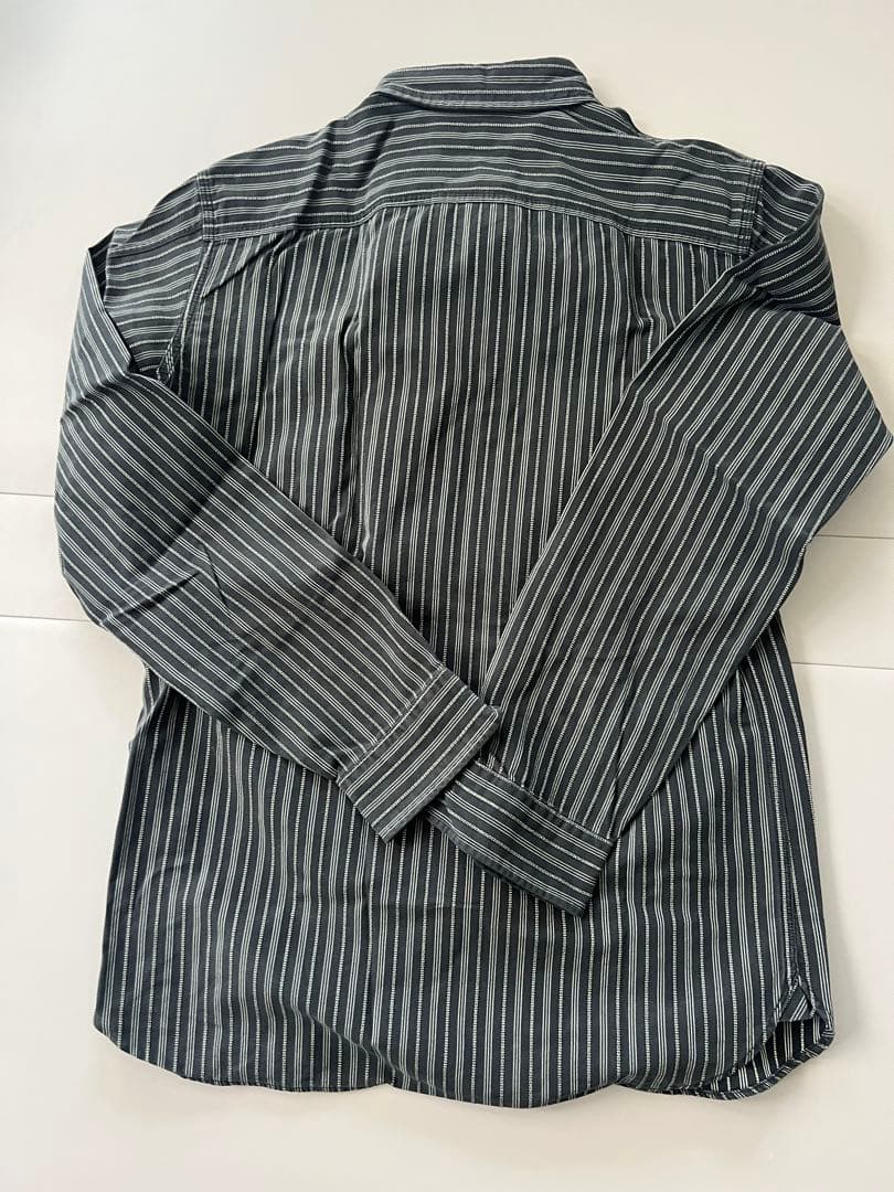 RRL ダブルアールエル 長袖ストライプシャツ ボタン
