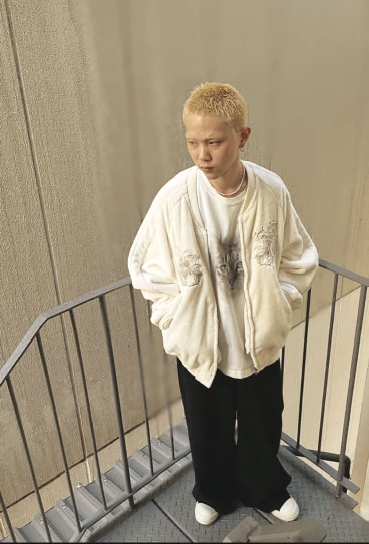 正*規様 【希少！Lサイズ】ダブレット カオス刺繍 スカジャン ブルゾン