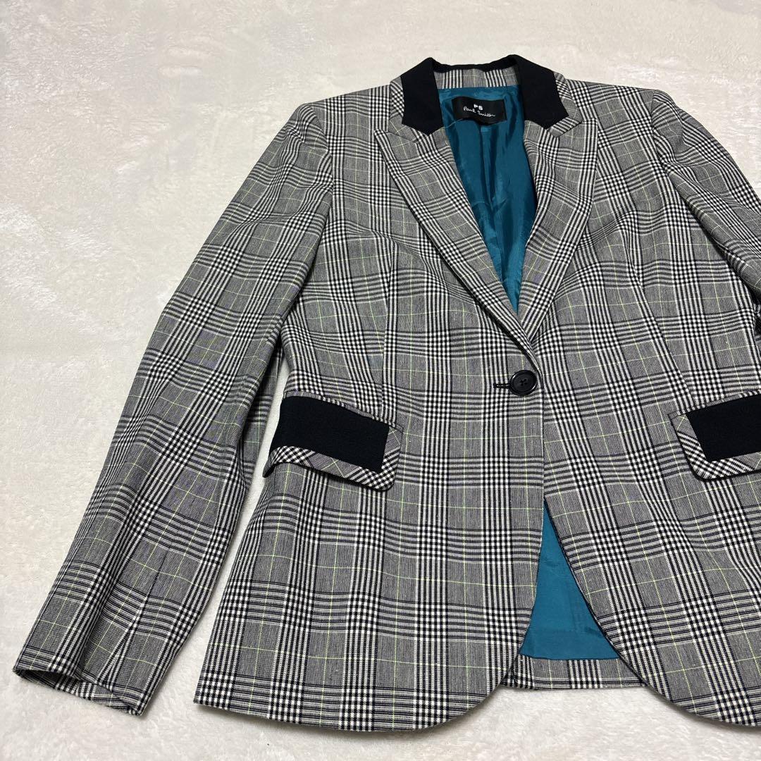 ピーエスポールスミス　セットアップ　チェック　グレー系　38　Mサイズ