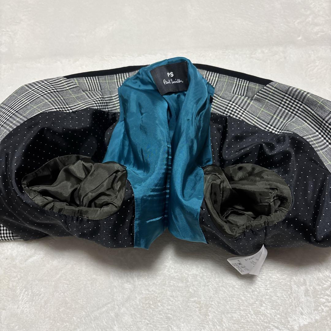 ピーエスポールスミス　セットアップ　チェック　グレー系　38　Mサイズ