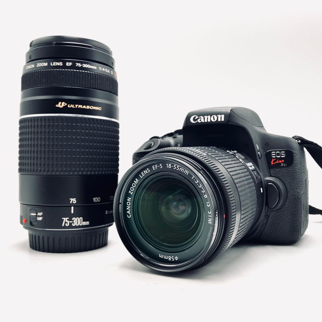 Wi-Fi対応♪ Canon EOS kiss X8i ダブルレンズセット