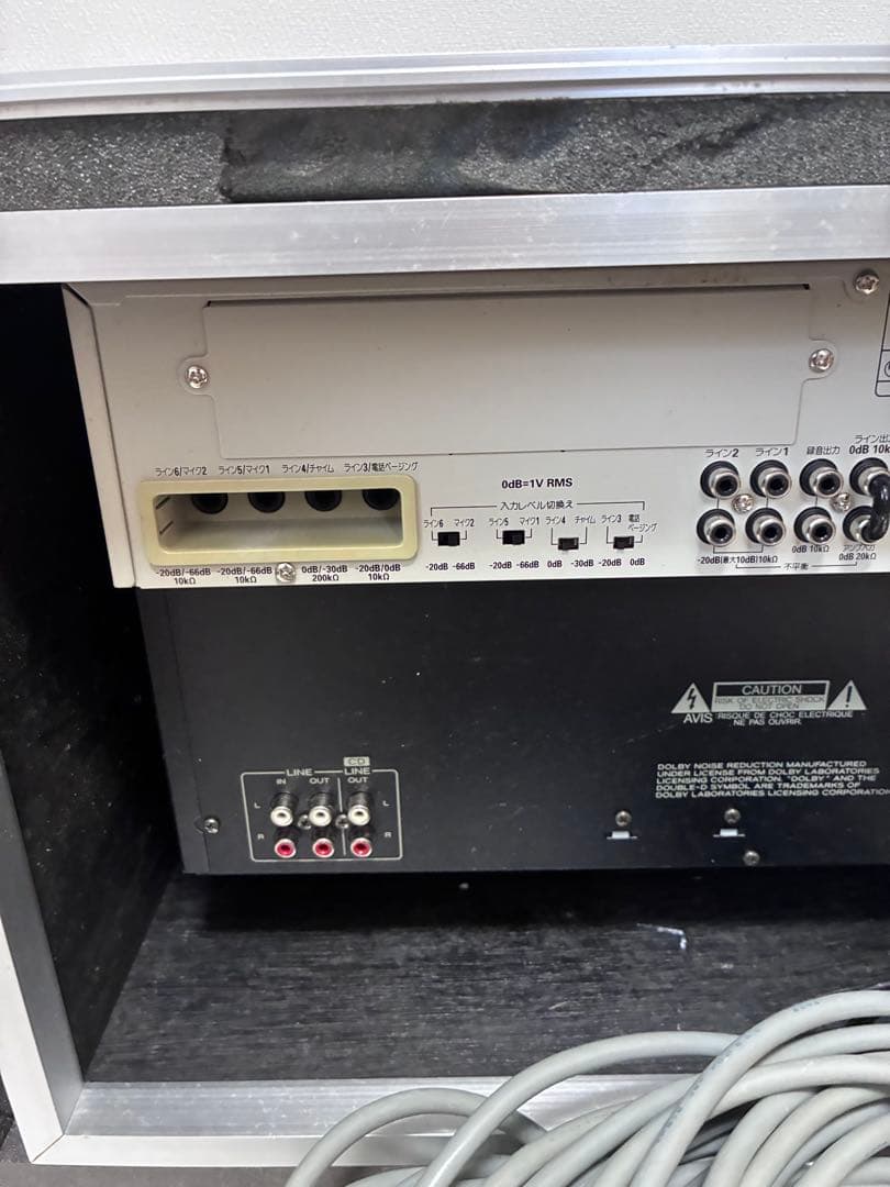 アンプ Panasonic WA-H30 & TASCAM CD-A500 ARMOR