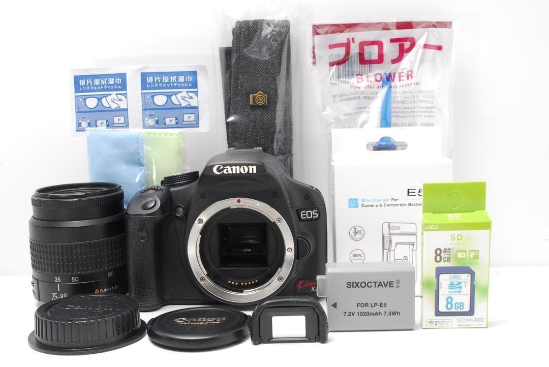 【安心の美麗ファインダー】Canon Kiss X3　スマホ転送　写真も動画も