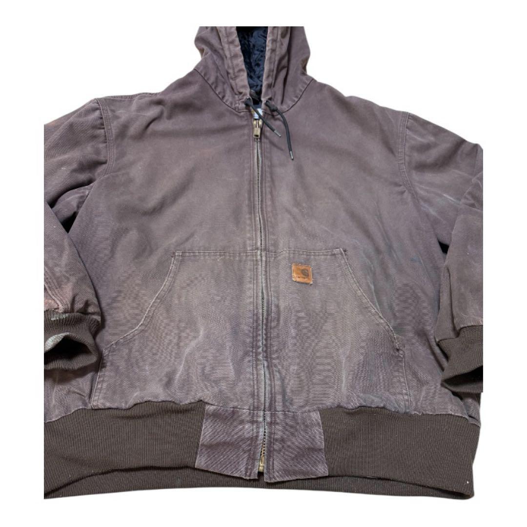 carhartt Mexico製　アクティブパーカー　XLサイズ　ブラウン
