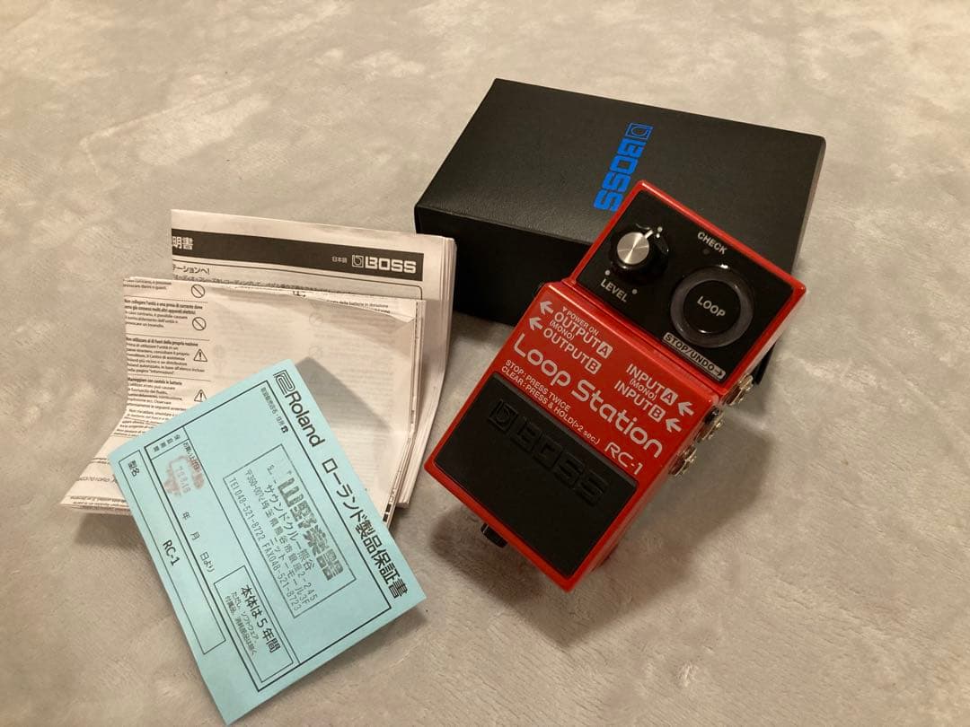 【動作品】BOSS RC-1 Loop Station ループステーション