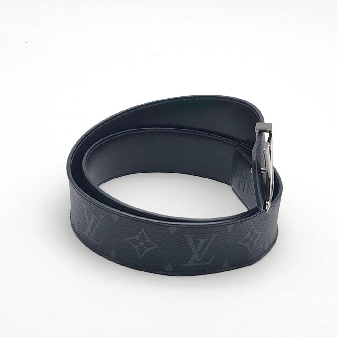 ルイヴィトン サンチュール モノグラム　ブラック　LVイニシャル　ベルト　付属品