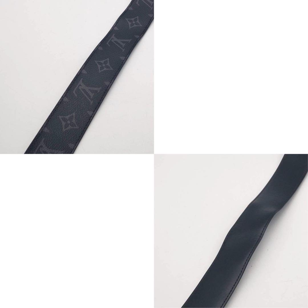 ルイヴィトン サンチュール モノグラム　ブラック　LVイニシャル　ベルト　付属品