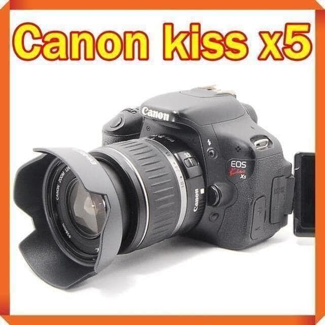 Canon kiss x5 一眼レフカメラ スマホ転送 画面反転 シングルレンズ