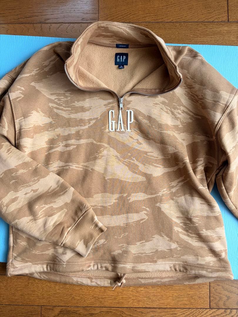[店舗即完売] GAP カモフラ スウェット セットアップ上S下S