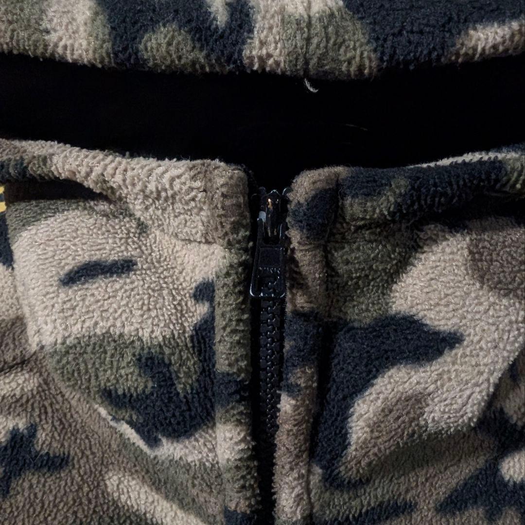 00s　old　Carhartt　タイガーカモ　ジップパーカー　ワンポイント刺繍