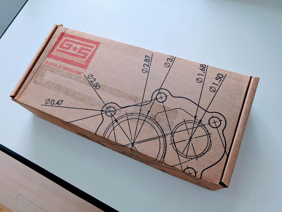 GrimmSpeed プーリーカバー 赤　スバルWRX VAB/GRB/GVB