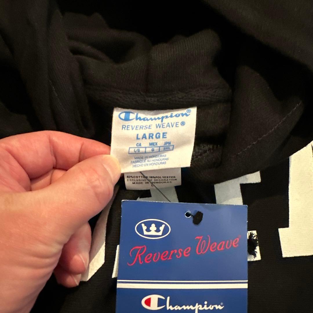 U*8様 【新品】Champion USAFA パーカー　L サイズ　ブラック