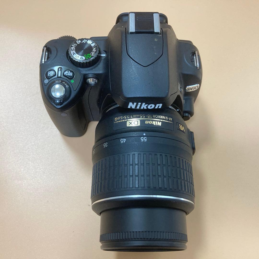 ⭐︎SDカード付き⭐︎Nikon D60 デジタル一眼レフカメラ 完動品