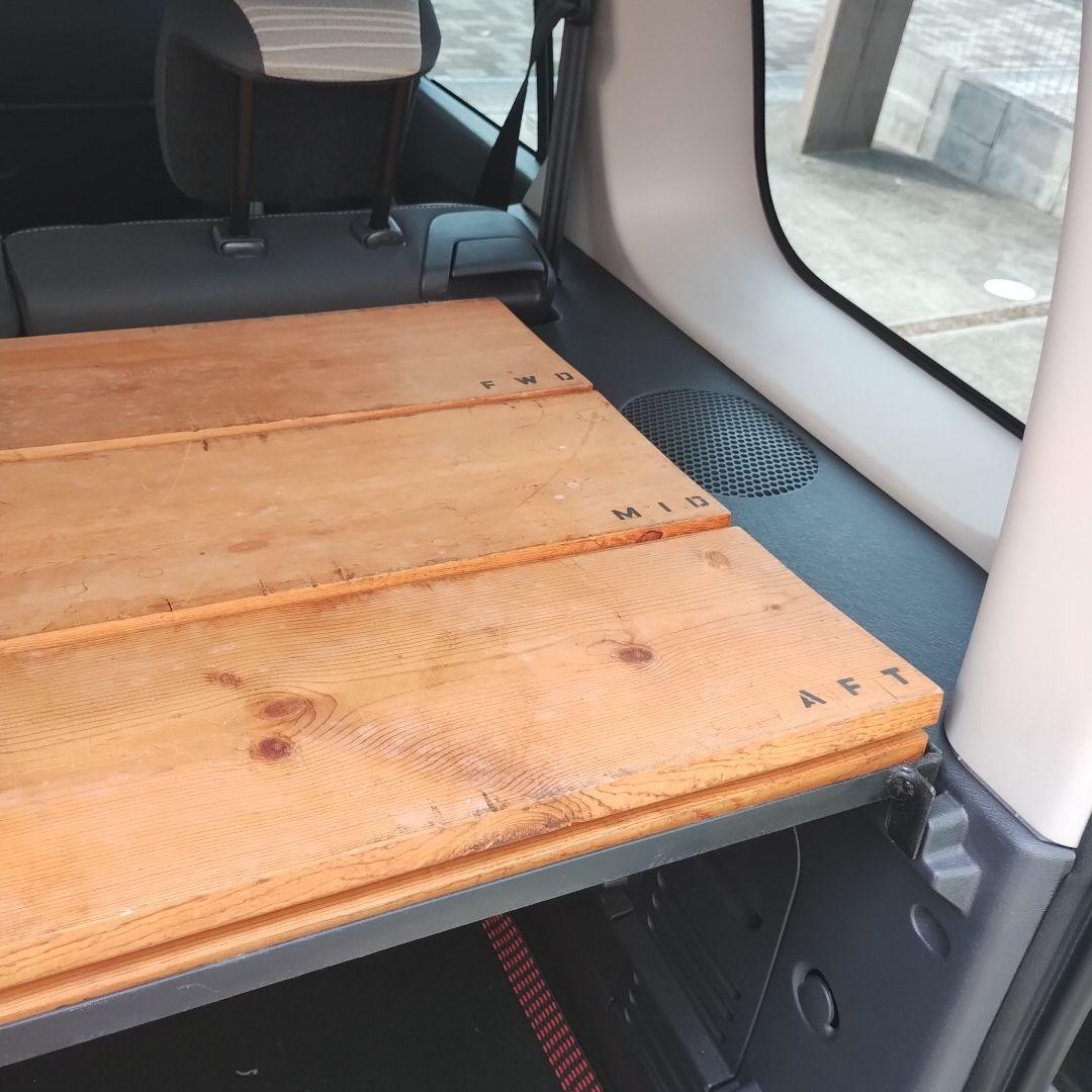 カングー2用 トランク棚板 棚板用スチール枠 キャンプラック セット