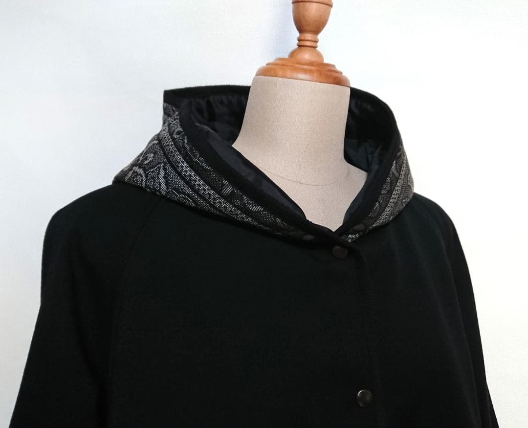 着物リメイク キルティングコンビ/ラグランコート【5146】