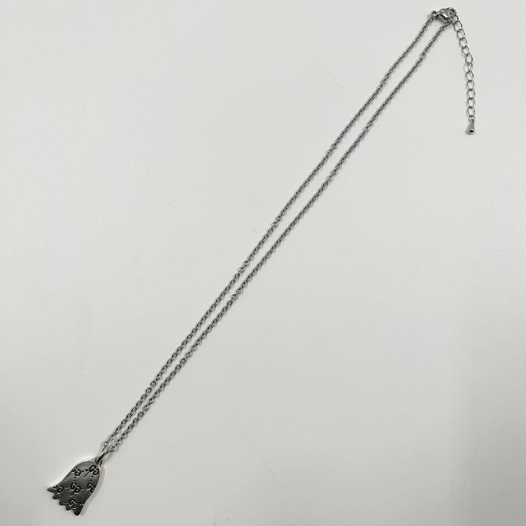 美品✨　GUCCI グッチ　ネックレス　ゴースト　GG シルバー　925