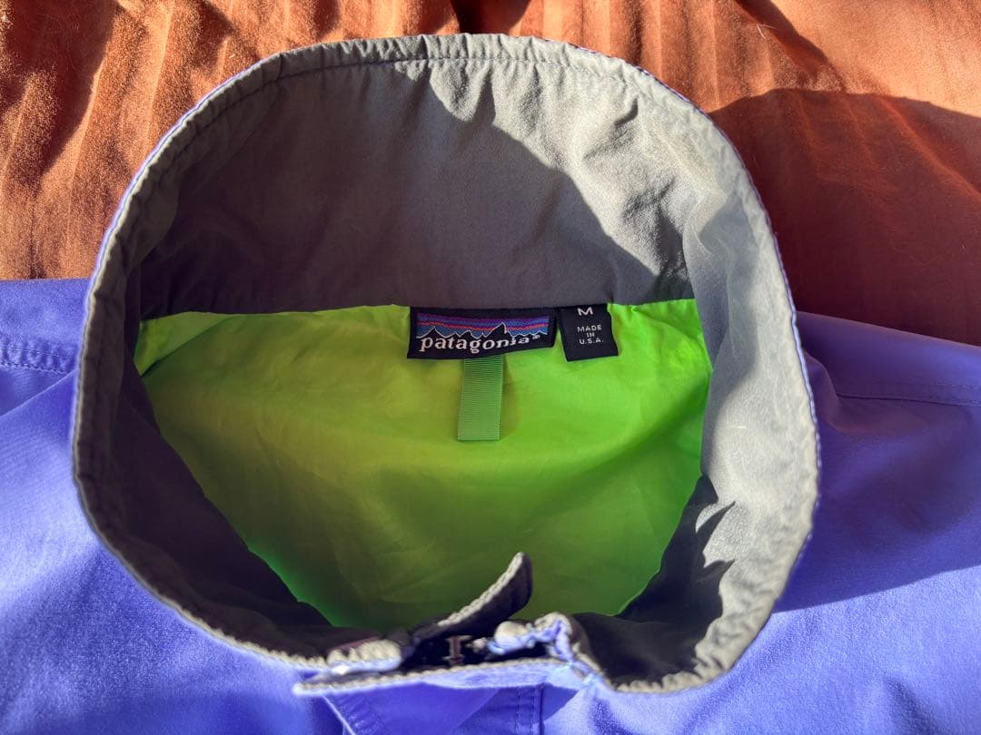 90s USA製 パタゴニア ナイロン スナップT プルオーバー M