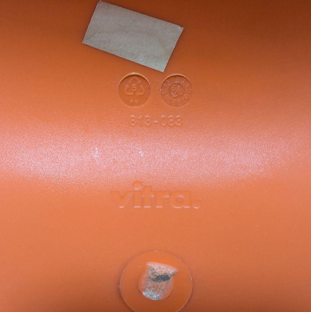 美品 Vitra パントンチェア ポリプロピレン タンジェリン オレンジ