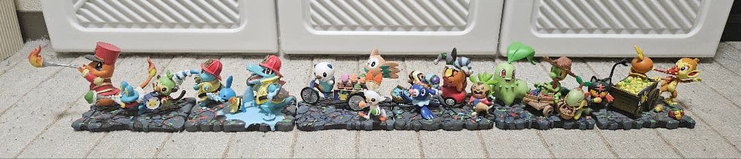 ポケモンセンター 御三家 フィギュア 6体セット 美品