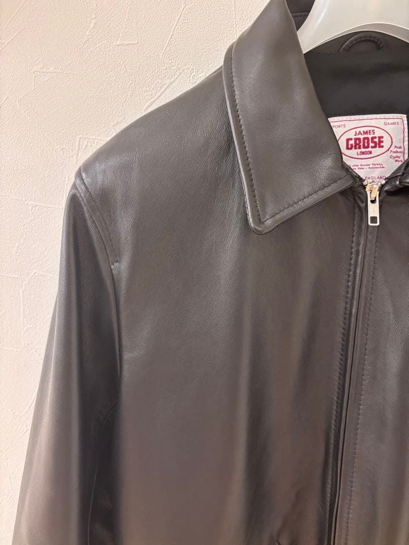 【新品未使用】 JAMES GROSE CARLTON ZIP JACKET