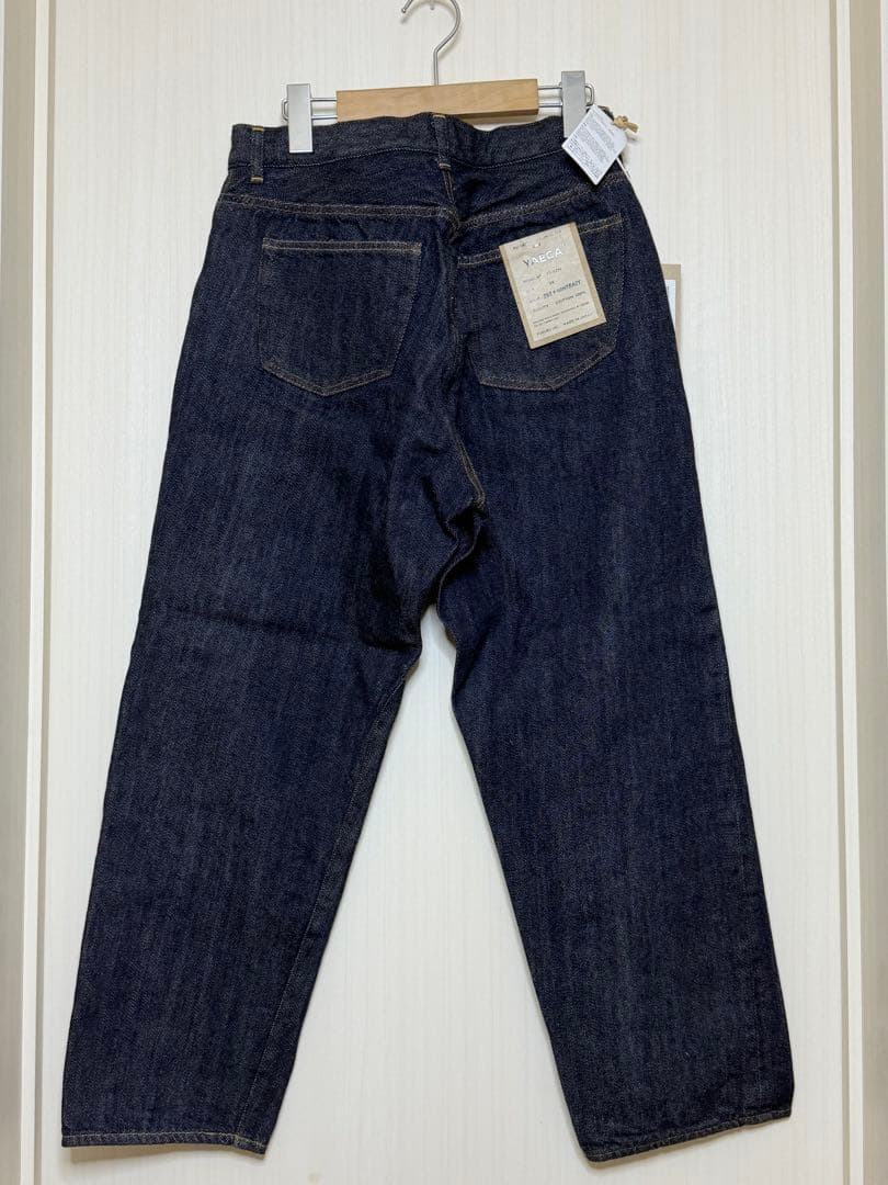 未使用　YAECA インディゴ　コットン100 ストレートジーンズ　日本製　28