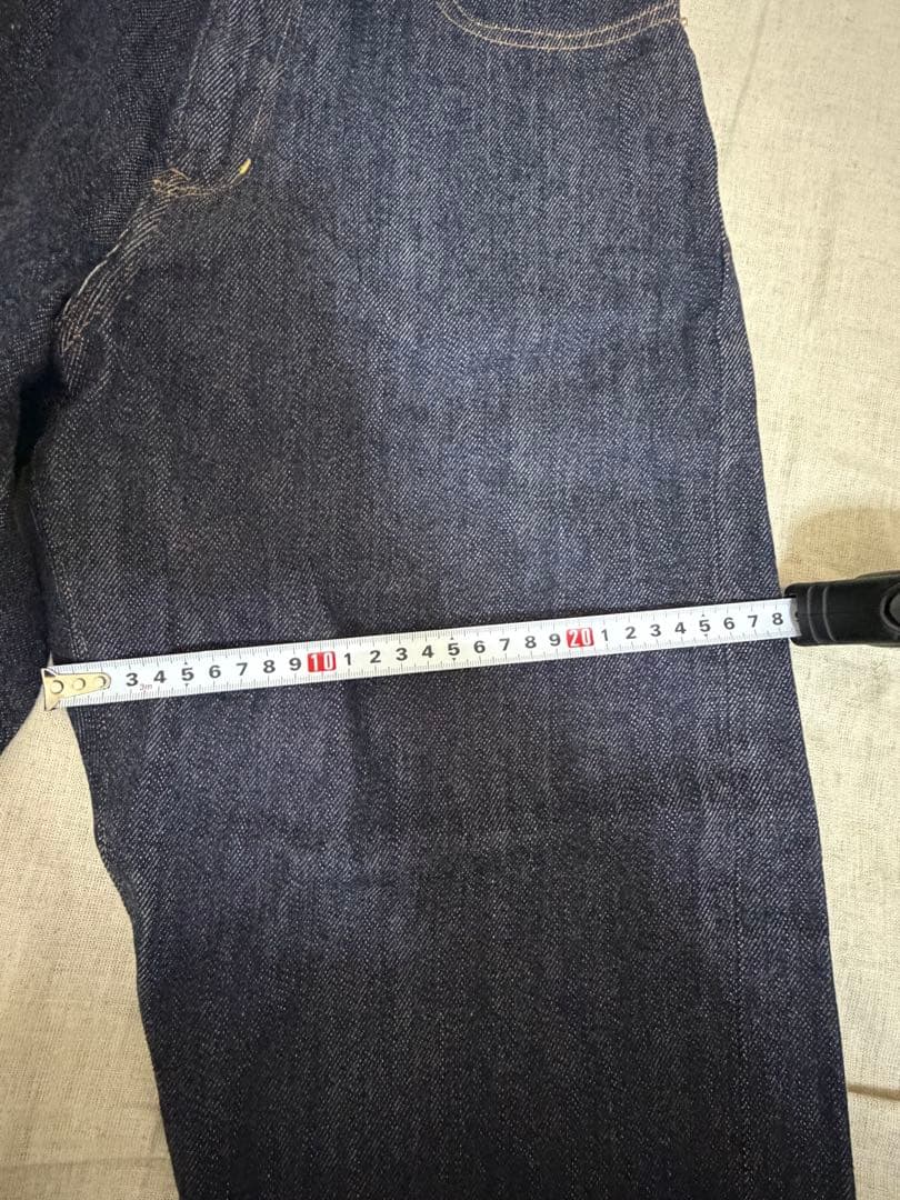 未使用　YAECA インディゴ　コットン100 ストレートジーンズ　日本製　28